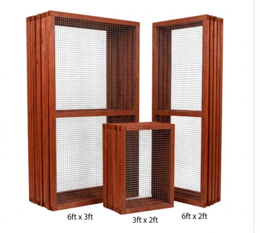 Side panel for aviaries